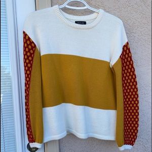 ROOLEE Color block sweater